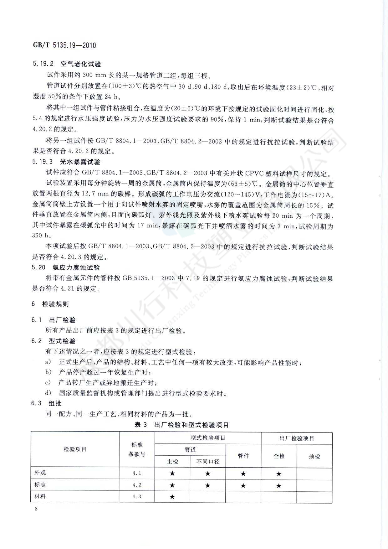 自动喷水灭火系统 PVC-C消防塑料管道及管件执行标准(12)